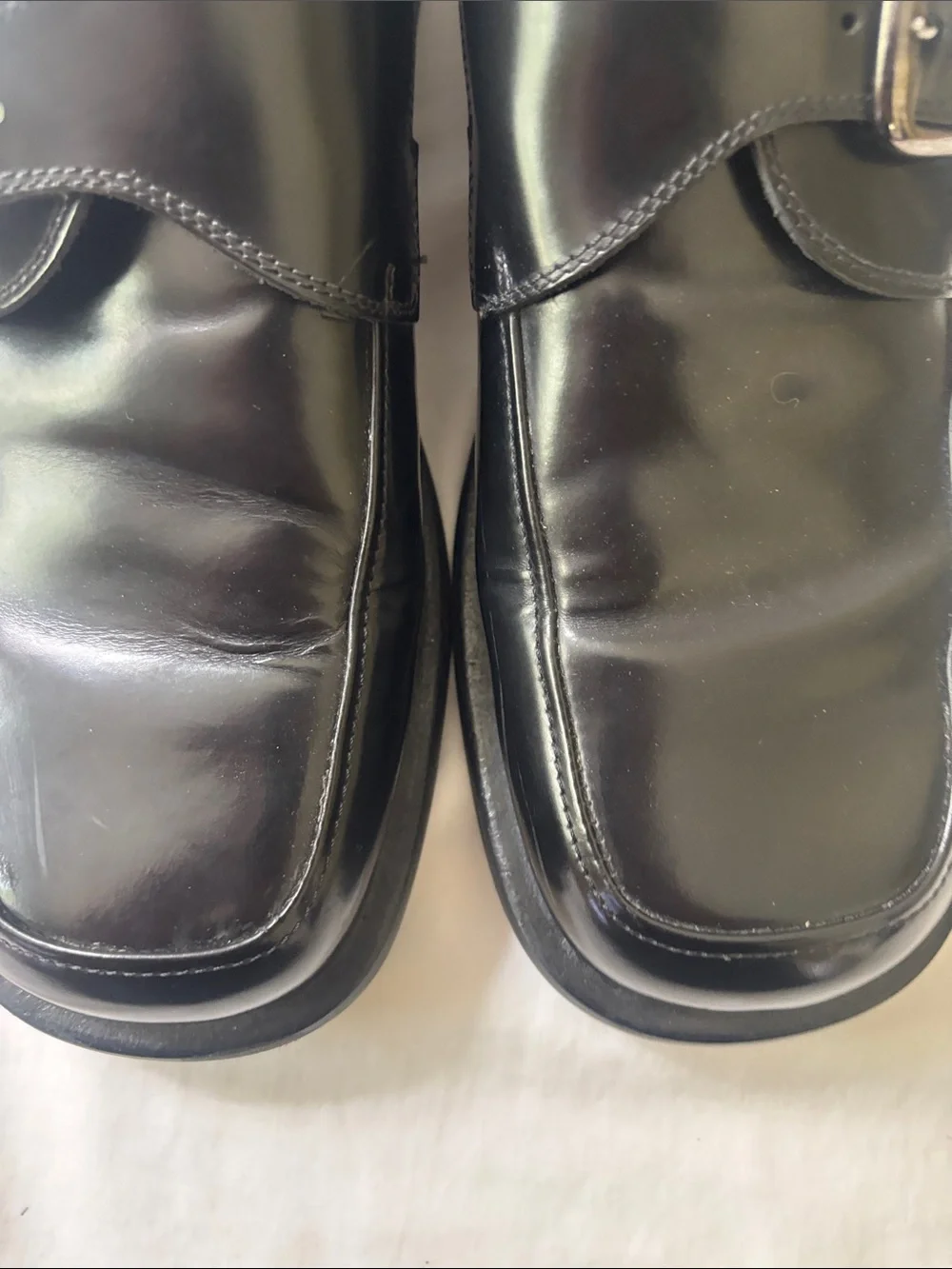 Bacco Bucci Men’s Black Leather Oxfords Size 12